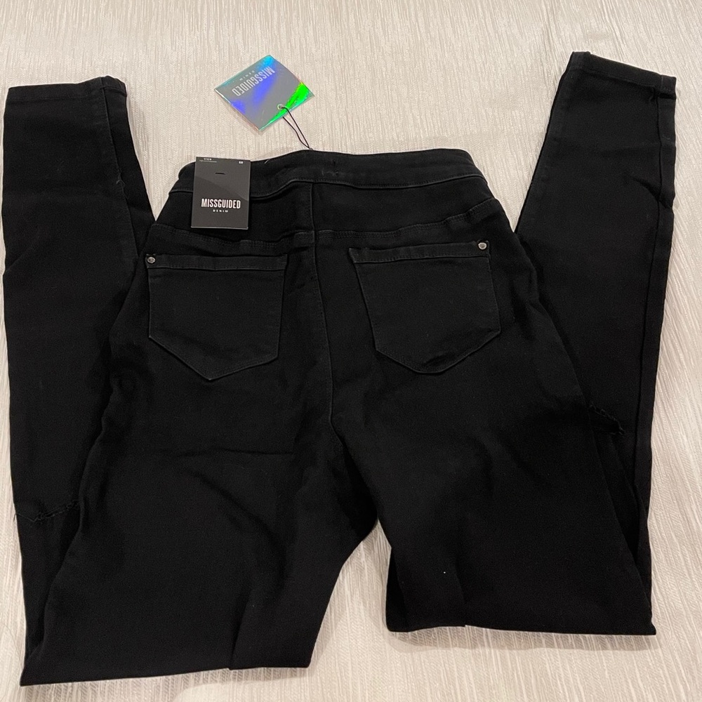Black Ripped Jeans - Picture 2 of 4